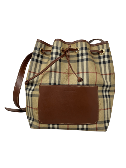 Borsa Burberry secchiello check classico