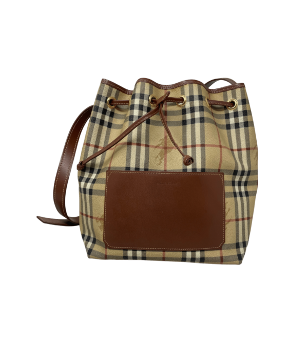 Borsa Burberry secchiello check classico