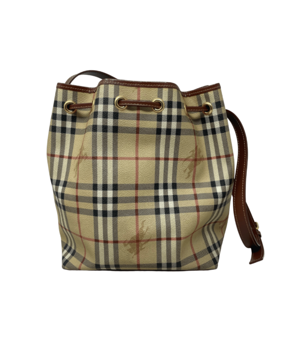 Borsa Burberry secchiello check classico