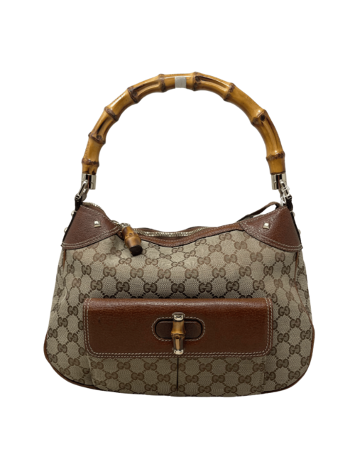 Gucci Bamboo Logata borsa a spalla