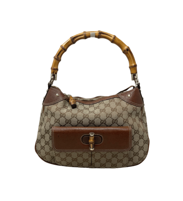 Gucci Bamboo Logata borsa a spalla