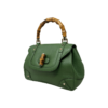 Borsa Gucci Bamboo in pelle verde