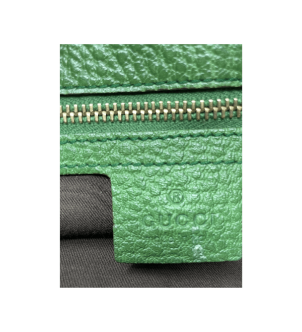 Borsa Gucci Bamboo in pelle verde