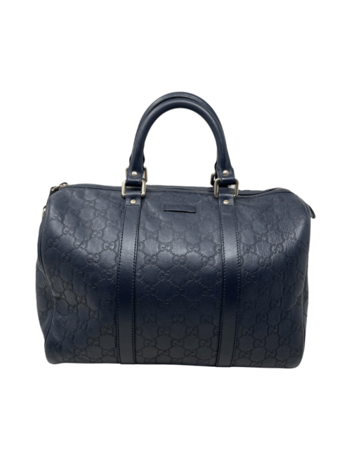 Borsa a bauletto Gucci Boston pelle blu