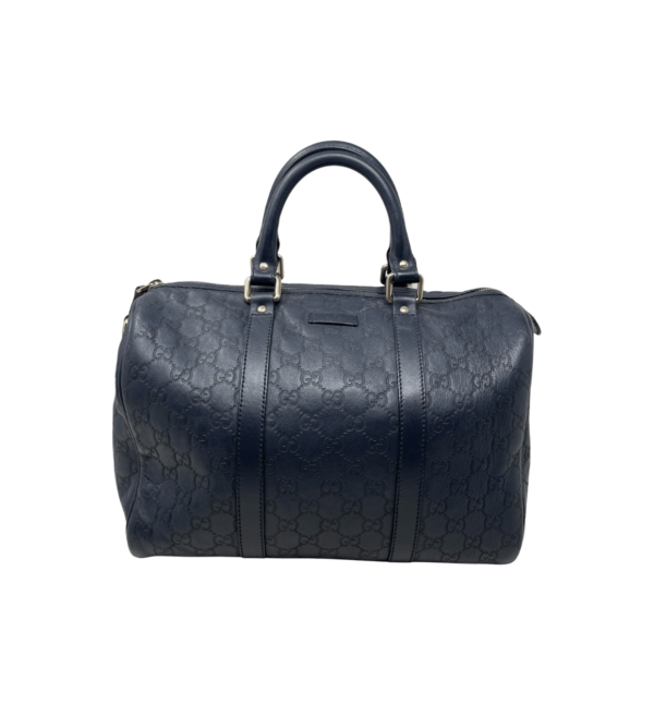 Borsa a bauletto Gucci Boston pelle blu