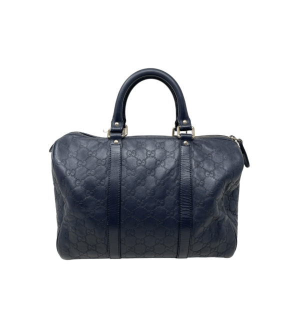 Borsa a bauletto Gucci Boston pelle blu