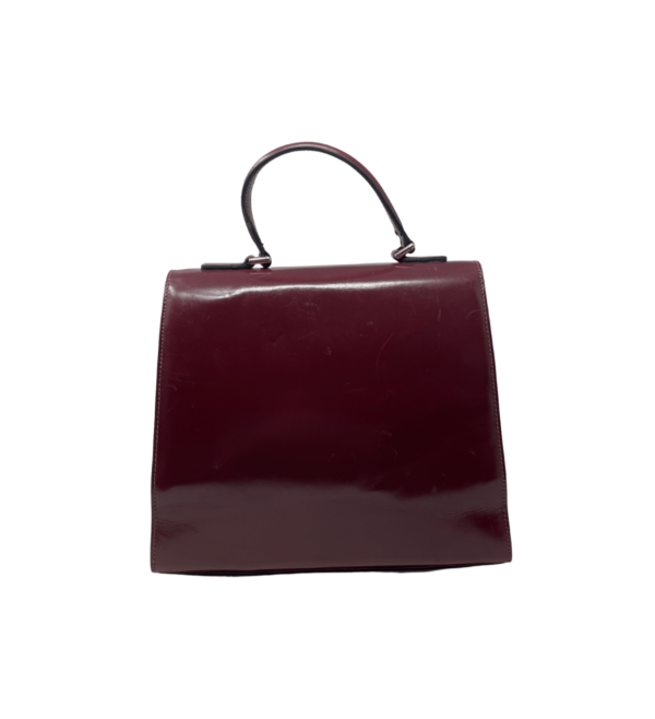 Borsa Gucci vintage in pelle bordeaux