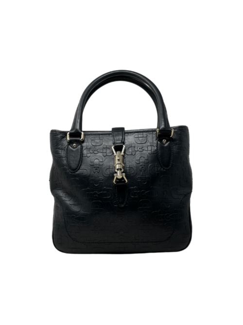 Borsa Gucci New Jackie in pelle nera