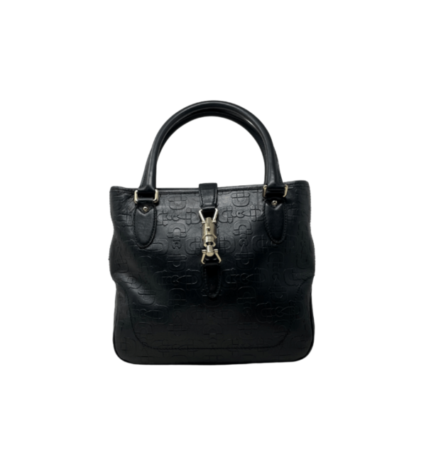 Borsa Gucci New Jackie in pelle nera