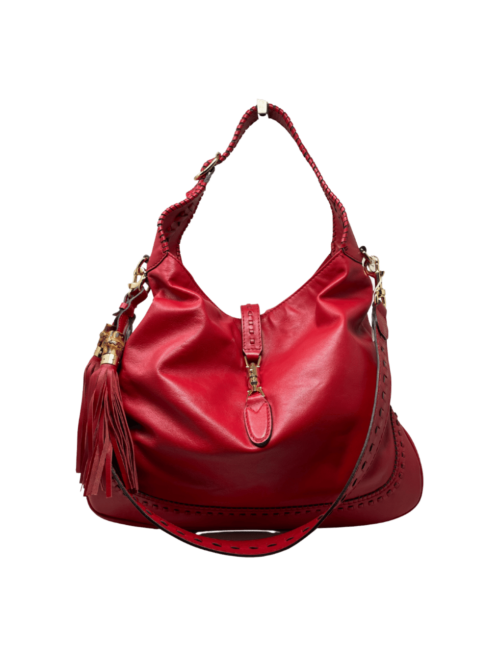 Borsa Gucci New Jackie in pelle rossa