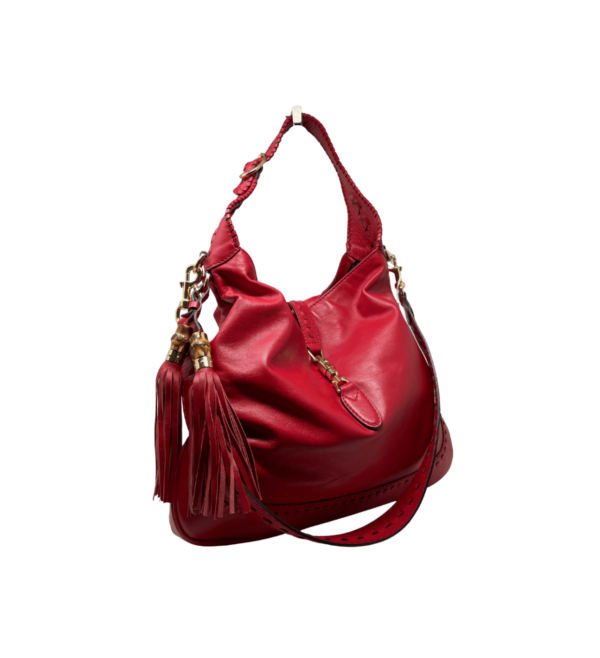 Borsa Gucci New Jackie in pelle rossa