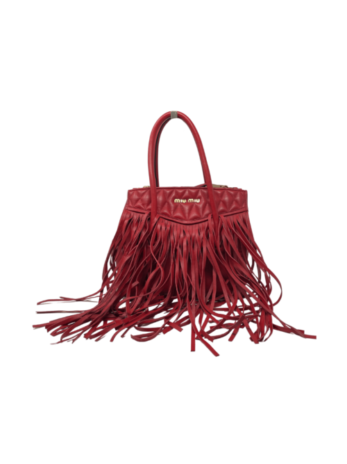 Borsa Miu Miu in pelle rossa