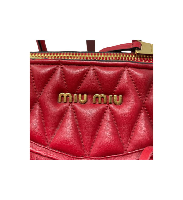 Borsa Miu Miu in pelle rossa