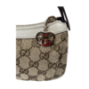 Pochette firmata Gucci in tessuto logato