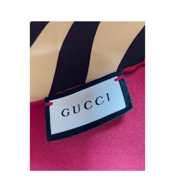 Foulard Gucci 100% seta fantasia animalier