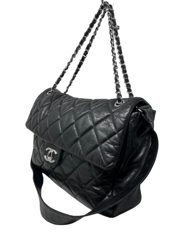 Borsa Chanel Timeless Jumbo Matelassé nera