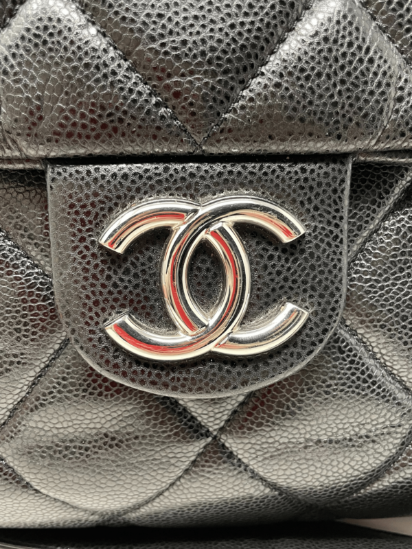 Borsa Chanel Timeless Jumbo Matelassé nera