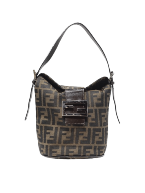 Borsa a secchiello Fendi Monogram Zucca