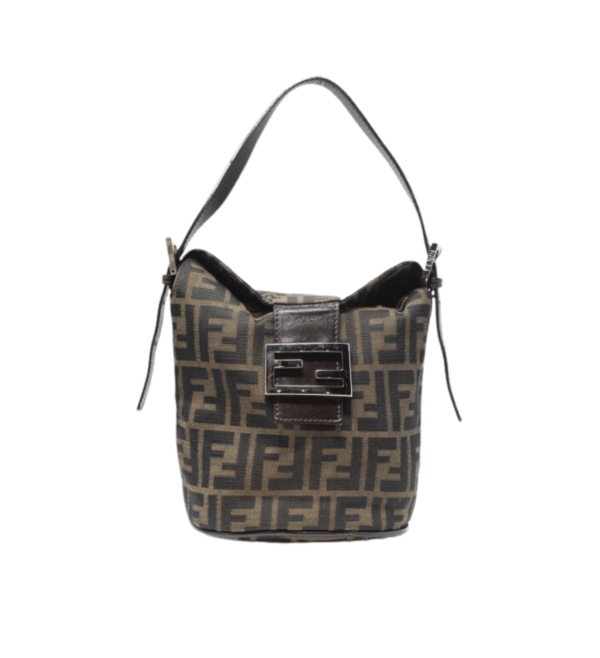 Borsa a secchiello Fendi Monogram Zucca