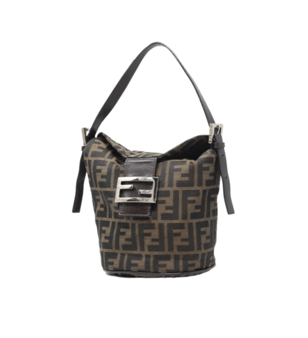 Borsa a secchiello Fendi Monogram Zucca