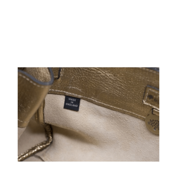 Borsa Mulberry Bayswater pelle oro