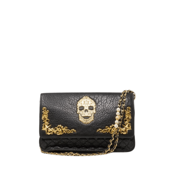 Borsa Philipp Plein in pelle nera